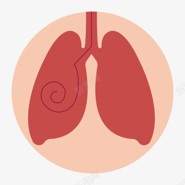 呼吸系統疾病图标