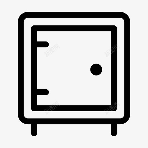 保险箱银行金库钢制保险箱svg_新图网 https://ixintu.com 保险箱 银行 金库 钢制