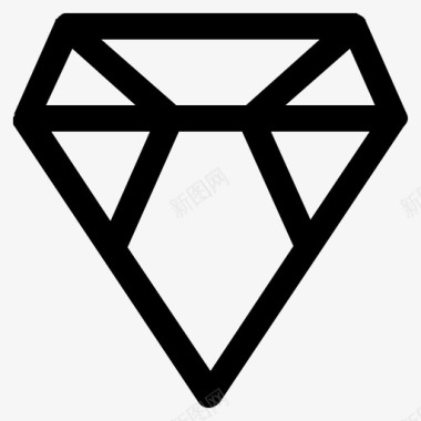 钻石宝石爱情图标
