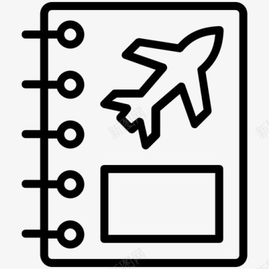 飞行手册用户手册飞机手册图标