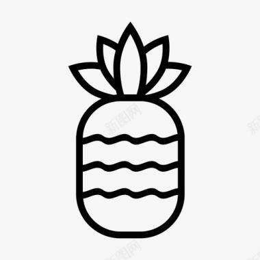 菠萝食用风味图标