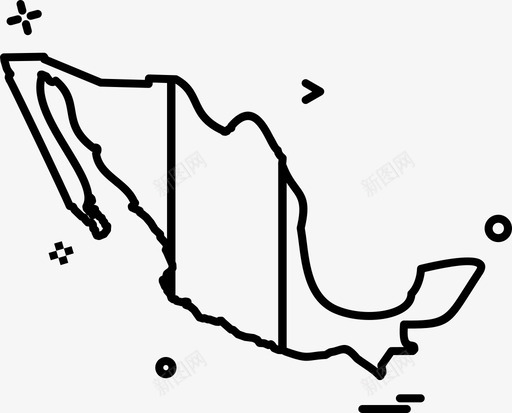 地图国家墨西哥svg_新图网 https://ixintu.com 地图 国家 墨西哥 世界