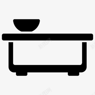 桌子餐桌厨房家具图标