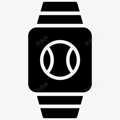 智能手表健身跟踪器可穿戴设备svg_新图网 https://ixintu.com 穿戴 跟踪 可穿 智能 手表 健身 器可 设备 技术 网球 元素
