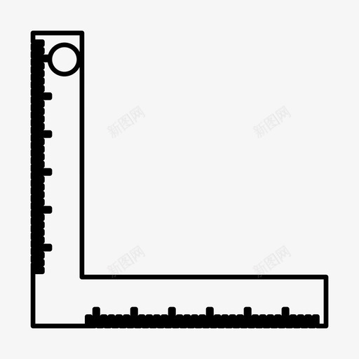 尺线量svg_新图网 https://ixintu.com 尺线 学校 工具 界面 网页 图标 标线