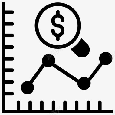 财务分析业务评估业务报告图标