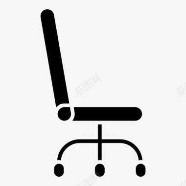 椅子家具办公家具图标