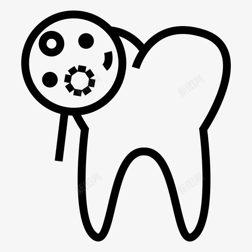 细菌牙齿质地svg_新图网 https://ixintu.com 牙齿 细菌 质地