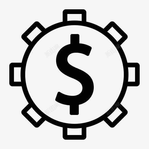 收入美元费用svg_新图网 https://ixintu.com 支付 收入 美元 费用 金钱 网页 设计开发 用户界面