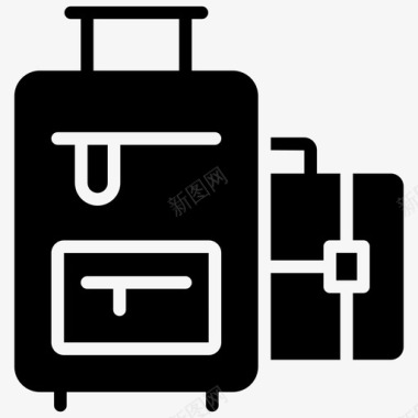 行李袋行李旅行袋图标