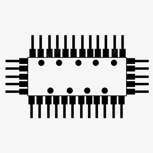 计算机芯片电路电子svg_新图网 https://ixintu.com 芯片 计算机 电路 电子 技术