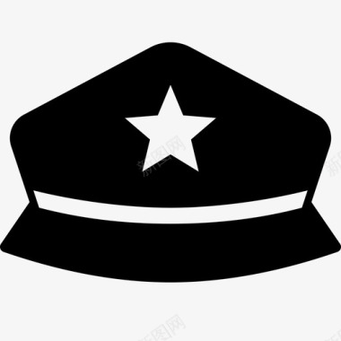 采购产品警察帽警察帽配件图标