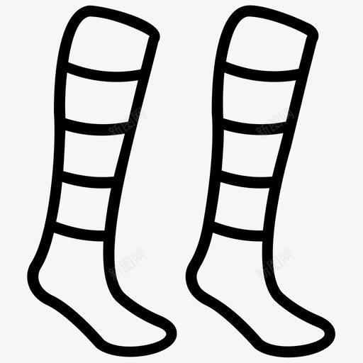袜子踝袜运动套装svg_新图网 https://ixintu.com 袜子 运动 踝袜 套装 男式 美式 足球 系列 图标