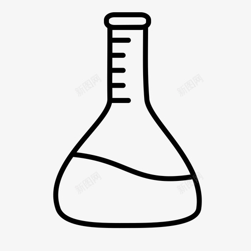 烧杯化学品锥形烧瓶svg_新图网 https://ixintu.com 烧杯 化学品 锥形 烧瓶 实验室 研究