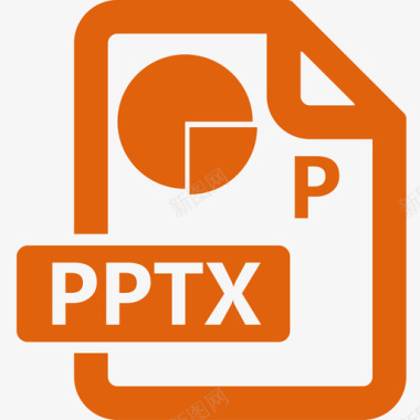 806格式文档pptx图标