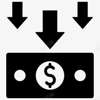 货币交易自动取款机现金图标