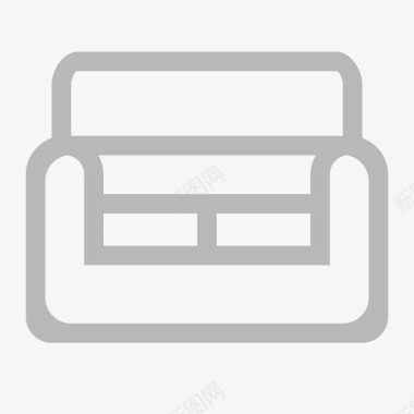 蚂蚁租房图标设计沙发图标