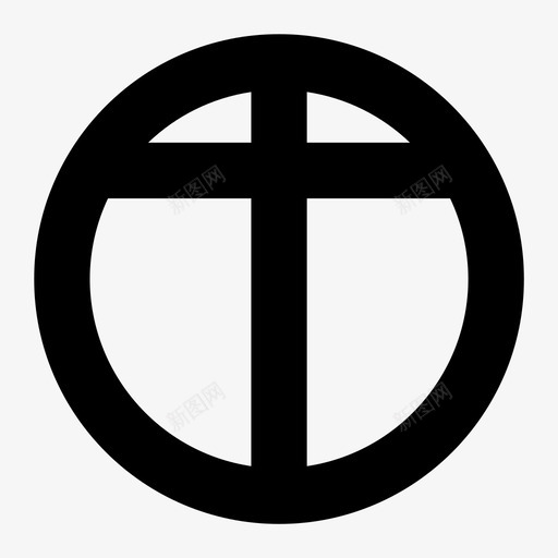 天主事工会基督教十字架svg_新图网 https://ixintu.com 基督教 天主 主事 工会 十字架