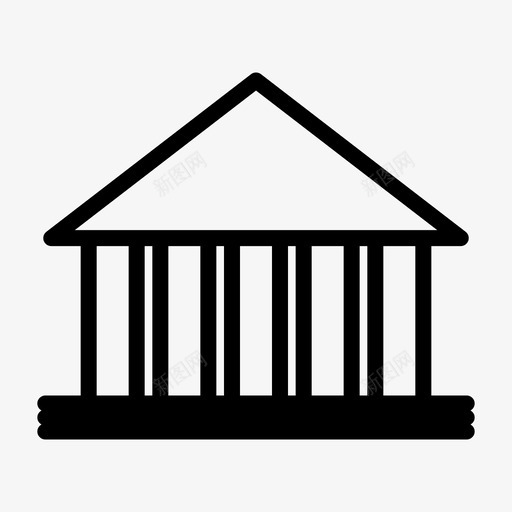办公室大楼公司svg_新图网 https://ixintu.com 办公室 大楼 公司家 房子 学校 界面 网页 图标 标线