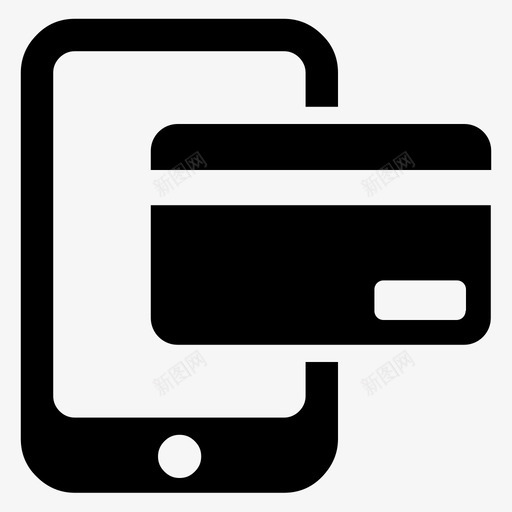 移动支付手机信用卡svg_新图网 https://ixintu.com 移动 支付 手机 信用卡 购物 在线支付 混合