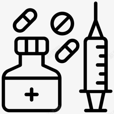 医疗废物化学废物危险废物图标