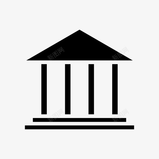 银行建筑文化svg_新图网 https://ixintu.com 银行 建筑 文化 博物馆 寺庙