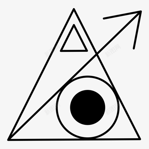 神圣几何商业标志标签svg_新图网 https://ixintu.com 神圣 几何 商业 标志 标签 哲学 符号 最小 几何图形