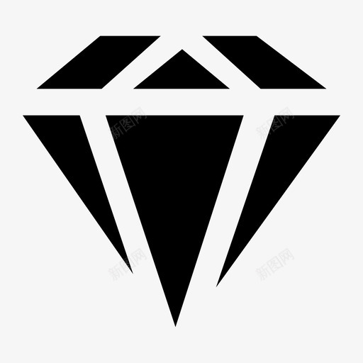 会员等级图标钻石svg_新图网 https://ixintu.com 会员 等级 图标 钻石