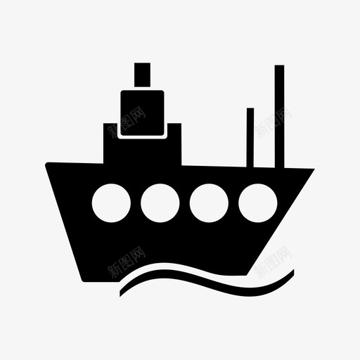 船舶集装箱海运svg_新图网 https://ixintu.com 船舶 集装箱 海运 旅行 运输