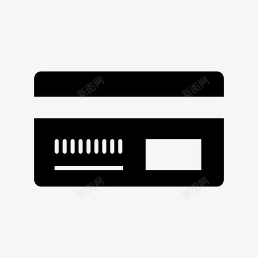 付款方式卡借记卡svg_新图网 https://ixintu.com 付款 付款方 方式 借记卡 塑料 货币 黑色