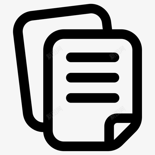 文件页纸svg_新图网 https://ixintu.com 文件 纸页 注释