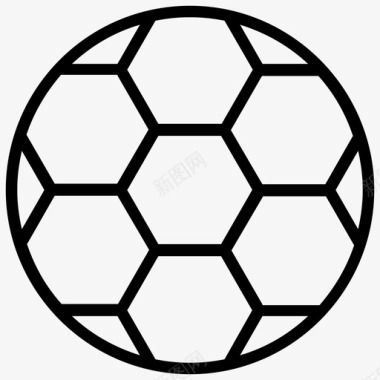 足球球类体育图标