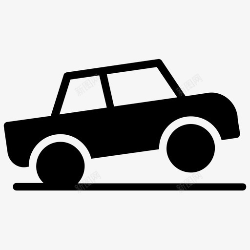 嘻哈车劳斯莱斯运输svg_新图网 https://ixintu.com 嘻哈 劳斯莱斯 运输 运输车 车辆 字形 图标