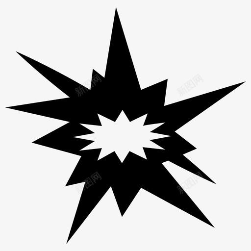 星星明亮的装饰性的svg_新图网 https://ixintu.com 星星 性的 明亮 亮的 装饰 装饰性 象征 象征性 闪闪发光 固体 图标