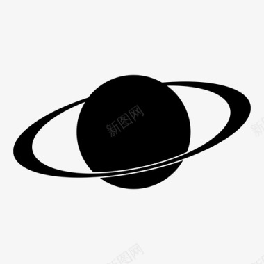 土星天体宇宙图标