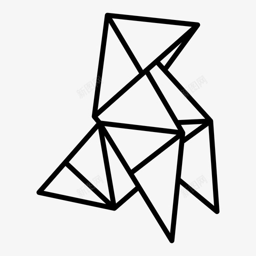 几何折纸svg_新图网 https://ixintu.com 几何 折纸