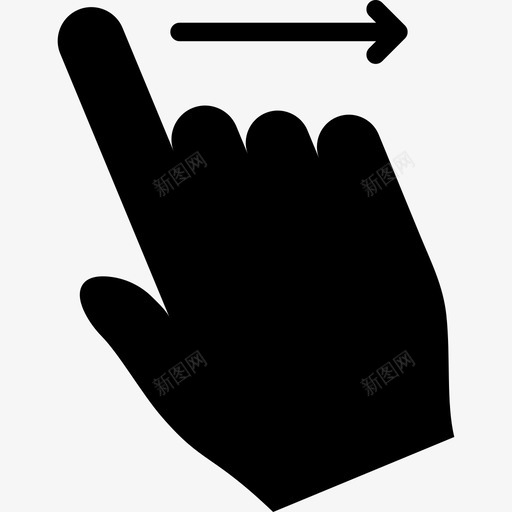 一个手指向右滑动触摸手势v2svg_新图网 https://ixintu.com 一个 手指 向右 滑动 触摸 手势