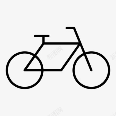 自行车健身赛车图标