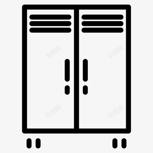 储物柜箱式储物柜更衣室svg_新图网 https://ixintu.com 储物柜 箱式 更衣室 员工