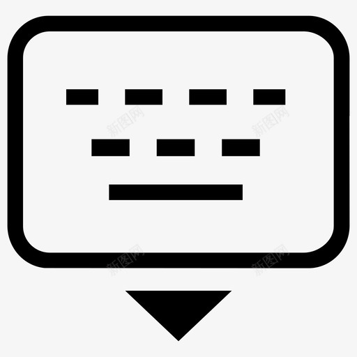收起键盘svg_新图网 https://ixintu.com 收起 键盘
