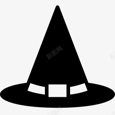 女巫帽配件时尚图标