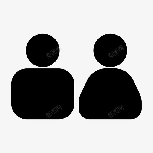 男女标志卫生间用户svg_新图网 https://ixintu.com 男女 标志 电影院 卫生间 用户 字形 实心