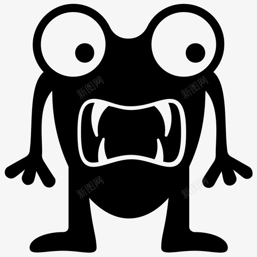青蛙外星人外星怪物卡通怪物svg_新图网 https://ixintu.com 怪物 青蛙 外星人 外星 卡通 万圣节 字形 图标