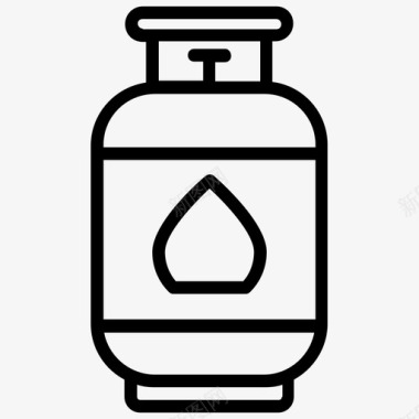气瓶液化石油气天然气图标