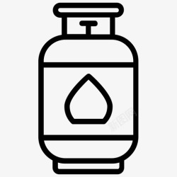 油气图标气瓶液化石油气天然气高清图片