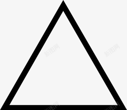 三角形区域形状图标