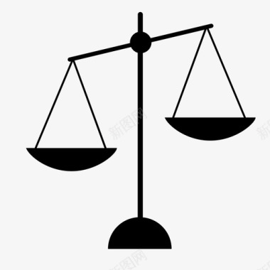 正义法律秤图标