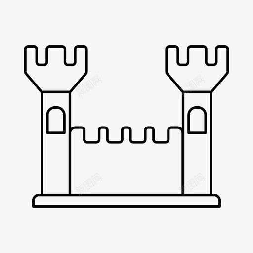 城堡建筑童话svg_新图网 https://ixintu.com 建筑 城堡 童话 与世隔绝 王国