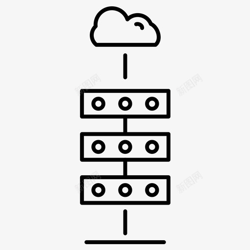 云网络路由器svg_新图网 https://ixintu.com 云网 网络 路由器