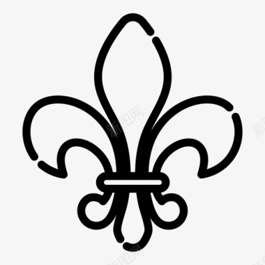 弗勒代利斯徽章法语图标